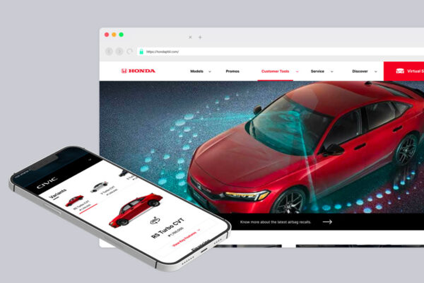 Honda Philippines Website Design